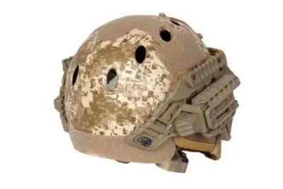 Replika kasku FAST PJ G4 System z osłoną twarzy - Desert - obrazek 5