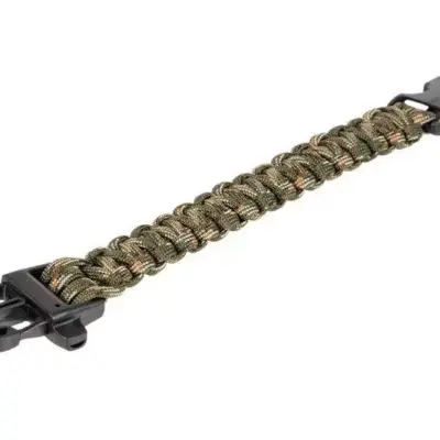 asgbox.pl - Bransoletka survivalowa (fastex) - camo