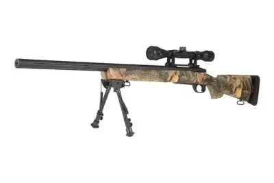 Replika karabinu snajperskiego SW-04J Army (z lunetą i dwójnogiem) - OakWood camo - obrazek 5