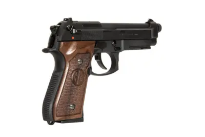 Replika pistoletu GPM92 GP2 walnut grip edition - czarna - obrazek 5