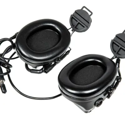 asgbox.pl - Zestaw słuchawkowy Z154 CIII z adapterem do hełmów typu FAST - czarny