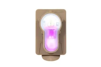 Marker elektroniczny Lightbuck Card Button - Dark Earth (różowe światło) - obrazek 3