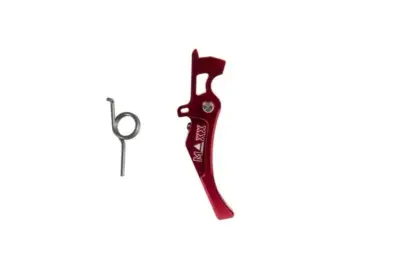 Język spustowy CNC Aluminum Advanced Trigger (Style D) - czerwony - obrazek 2