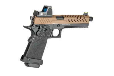 Replika pistoletu Vorsk hi-capa 5.1 BDS - tan/czarna - obrazek 4