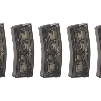 Alternative view of Zestaw 5 transparentnych magazynków Mid-Cap 140 kulek