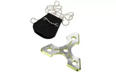 asgbox.pl - Naszyjnik/brelok shuriken - zielony