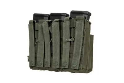 Potrójna ładownica na 6 magazynków typu M4/M16 - oliwkowa - obrazek 3