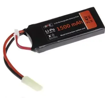 Akumulator LiPo 7,4V 1500mAh 20/40C GFE-06-003345-00 asgbox.pl 4V 1500mAh 20/40C