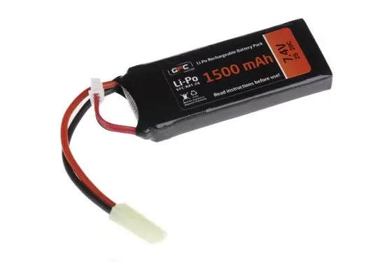 Akumulator LiPo 7,4V 1500mAh 20/40C GFE-06-003345-00 asgbox.pl 4V 1500mAh 20/40C
