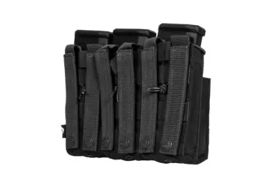Potrójna ładownica na 6 magazynków typu M4/M16 - czarna - obrazek 2