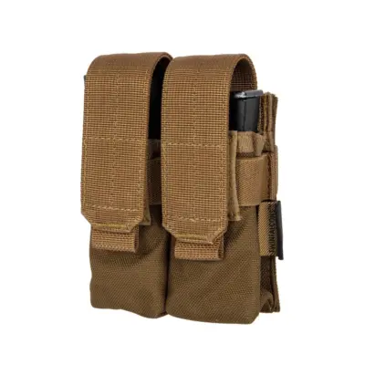 asgbox.pl - Podwójna ładownica na magazynki 9mm - Coyote Brown