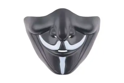 Maska V-Mask - czarna - obrazek 2