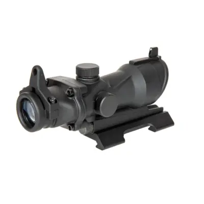 Replika lunety ACOG Style 4x32 z osłoną Killflash, podświetleniem i montażem QD V2 - czarna JJA-10-030710-00 asgbox.pl podświetleniem i montażem QD V2 - czarna