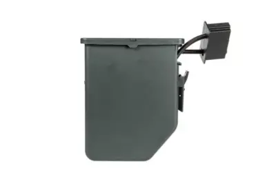 Elektryczny magazynek pudełkowy 2500 kulek do replik M249 - oliwkowy - obrazek 2