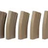 Zestaw 5 magazynków low-cap 70 kulek do M4/M16 - tan OD-G-SPE-05-005266-00 asgbox.pl
