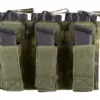 asgbox.pl - Potrójna ładownica Open Top na magazynki M4/M16 + pistoletowe - Multicam Tropic