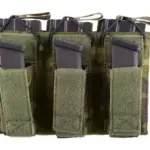 asgbox.pl - Potrójna ładownica Open Top na magazynki M4/M16 + pistoletowe - Multicam Tropic