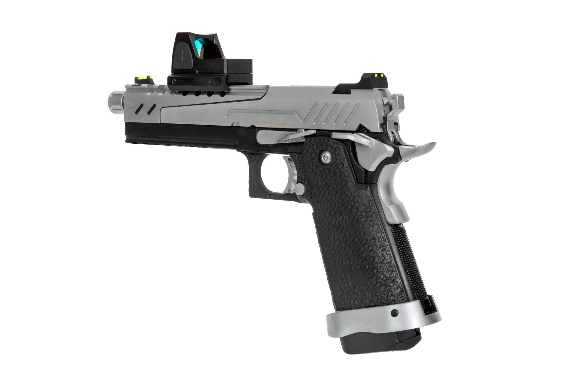 Replika pistoletu Hi-capa 5.1 Split Slide - czarna / chrom (z celownikiem BDS) OD-G-VRK-02-030339-00 asgbox.pl Replika pistoletu Hi-capa 5.1 Split Slide - czarna / chrom (z celownikiem BDS) - obrazek 5