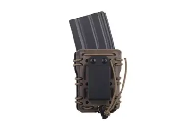 Ładownica SMC na magazynek 5.56 (wersja z dodatkowym wypełnieniem) (na pas 50mm) - dark earth - obrazek 4