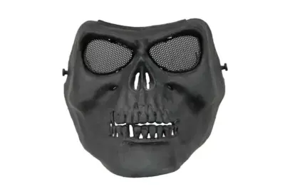 Maska na twarz Skull Style - czarna - obrazek 3