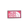 asgbox.pl - Naszywka IR - Hey Fuck Face - czerwona