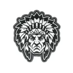asgbox.pl - Naszywka Native American Warrior Head 1 - Urban
