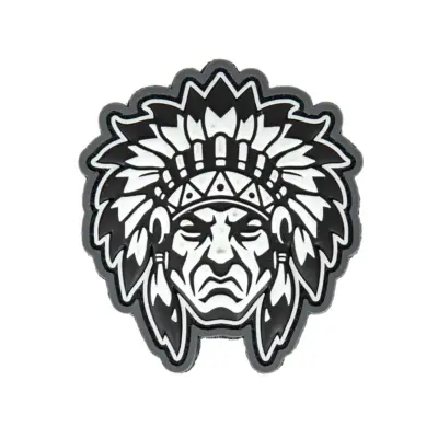 asgbox.pl - Naszywka Native American Warrior Head 1 - Urban