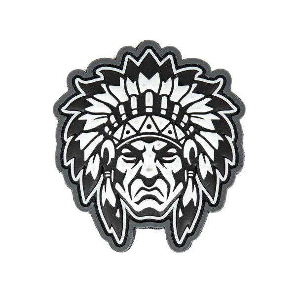 asgbox.pl - Naszywka Native American Warrior Head 1 - Urban