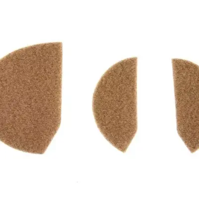 asgbox.pl - Naklejki z rzepami na ochronniki słuchu - Tan