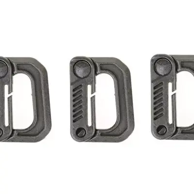 asgbox.pl - Zestaw 3 klamer typu Grmlock - czarny