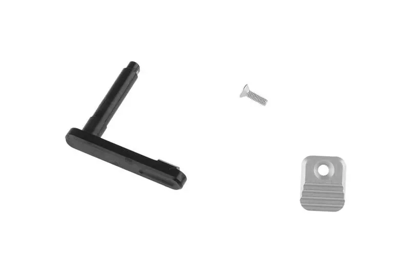 Zwalniacz magazynka CNC do replik typu M4 (A) - srebrny RET-09-018521-00 asgbox.pl asgbox.pl - Zwalniacz magazynka CNC do replik typu M4 (A) - srebrny