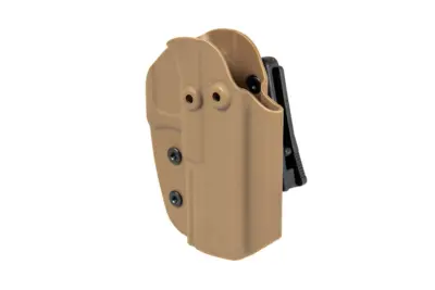 Kabura KYDEX do replik Glock 17 - Dark Earth - obrazek 3