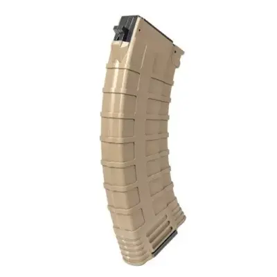 asgbox.pl - Magazynek Mid-Cap 130 kulek do replik AK - Tan