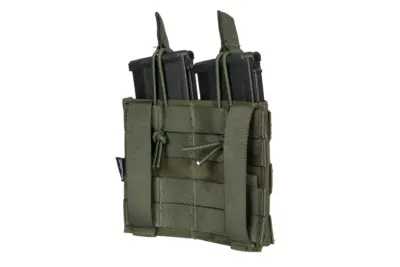 Podwójna ładownica MOLLE na 2 magazynki typu M4/M16 - oliwkowa - obrazek 4