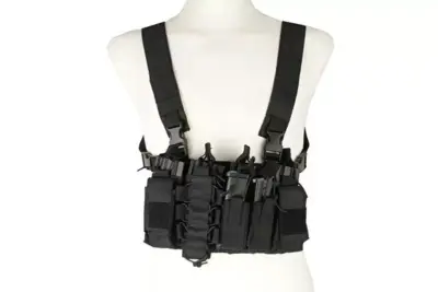 Kamizelka typu Chest Rig D-Mittsu - czarna - obrazek 3