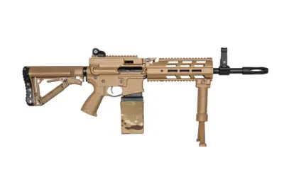 Replika karabinu maszynowego CM16 LMG  - tan - obrazek 5