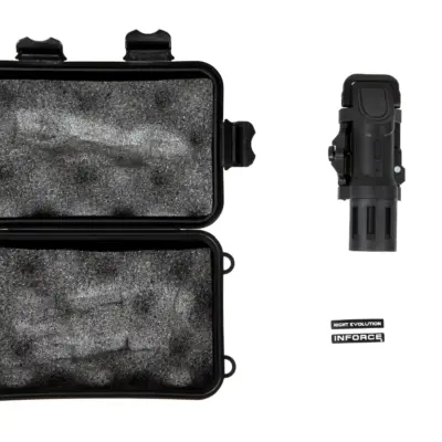 Latarka taktyczna na RIS - czarna NEV-11-024959-00 asgbox.pl