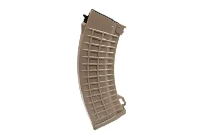 Magazynek mid-cap 110 kulek do replik AK - tan - obrazek 2