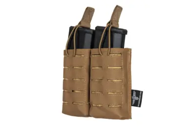 Podwójna ładownica Laser-Cut MOLLE na 2 magazynki typu M4/M16 - Tan - obrazek 4