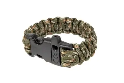 Bransoletka survivalowa (fastex) - camo - obrazek 2