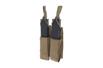 Podwójna ładownica na magazynki typu MP5 - tan - obrazek 3