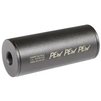 asgbox.pl - Tłumik Covert Tactical Standard 40x100mm "Pew Pew Pew"