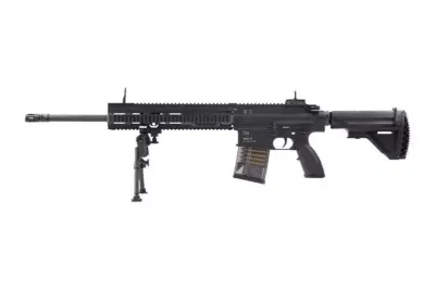 Replika karabinu H&K HK417 SNIPER V2 - czarna - obrazek 5