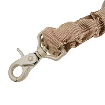 Alternative view of Jednopunktowy pas nośny Bungee z montażem - tan