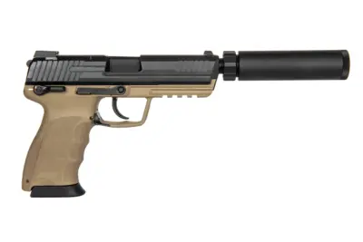 Replika pistoletu TM45 Tactical z tłumikiem - Tan - obrazek 5