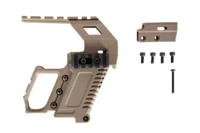 Pistol Carbine Kit do replik G17/18/19 - tan - obrazek 2