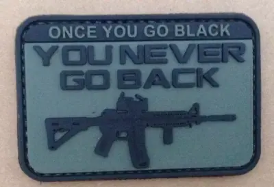 Naszywka 3D - You Never Go Back - obrazek 2