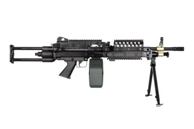 Replika karabinu maszynowego M249 SPW - czarna - obrazek 5