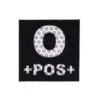 Naszywka IR z grupą krwi: 0 POS OD-G-KAM-30-002086-00 asgbox.pl