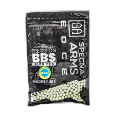 asgbox.pl - Kulki precyzyjne Specna Arms EDGE™ Tracer BIO 0.32g - 1000 szt - zielone